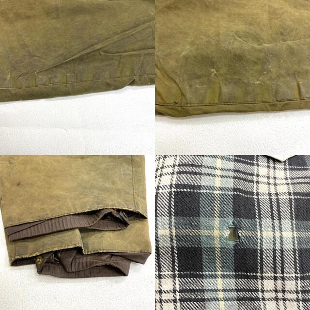 Barbour(バーブァー)の【中古】 88's バブアー Barbour ゲームフェア GAMEFAIR オイルドジャケット サイズ：C42 オリーブ系 MADE IN ENGLAND 古着 中古 mellow メンズのジャケット/アウター(その他)の商品写真