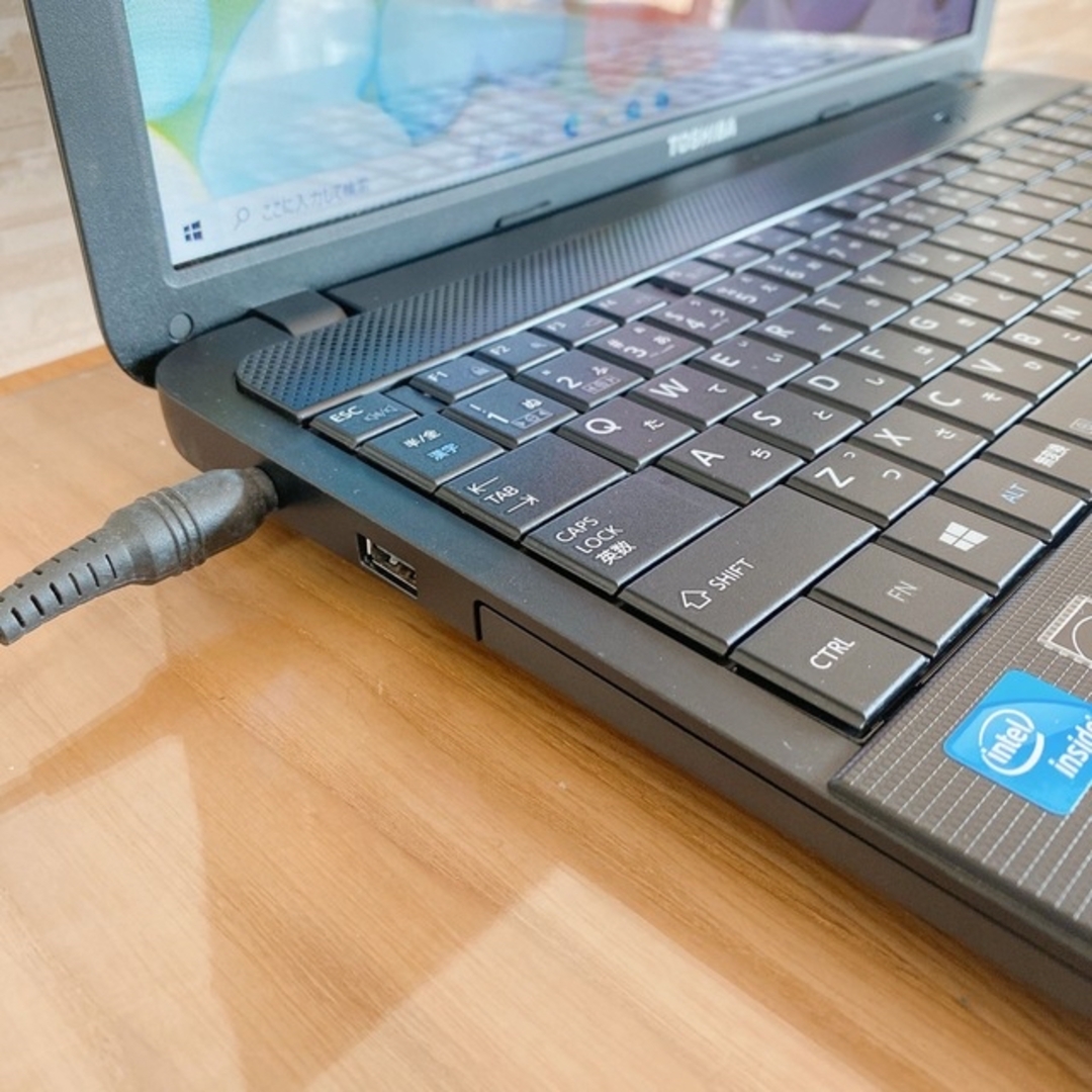 大容量500GB✨Webカメラ付ノートパソコン!学習や在宅ワークに