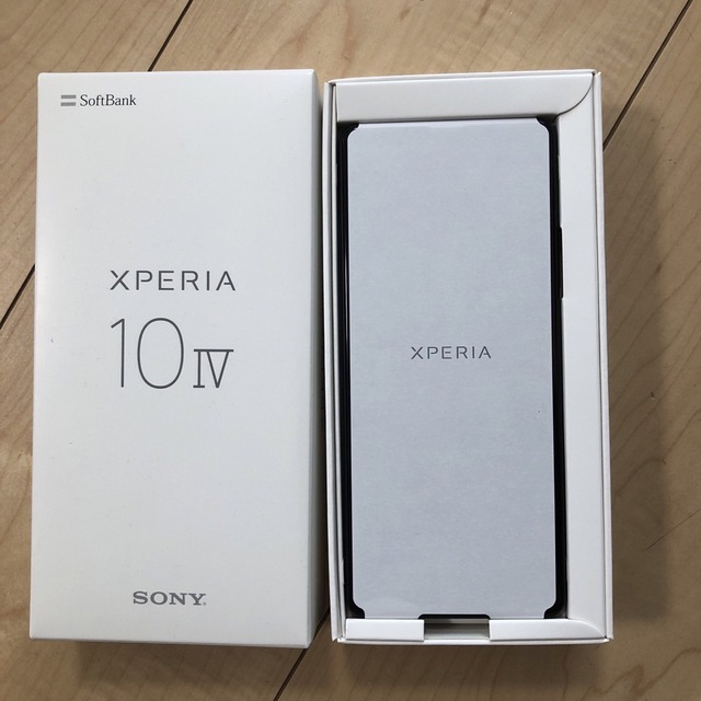 SONY(ソニー)の新品未使用 Xperia 10 IV  ブラック　Softbank スマホ/家電/カメラのスマートフォン/携帯電話(スマートフォン本体)の商品写真