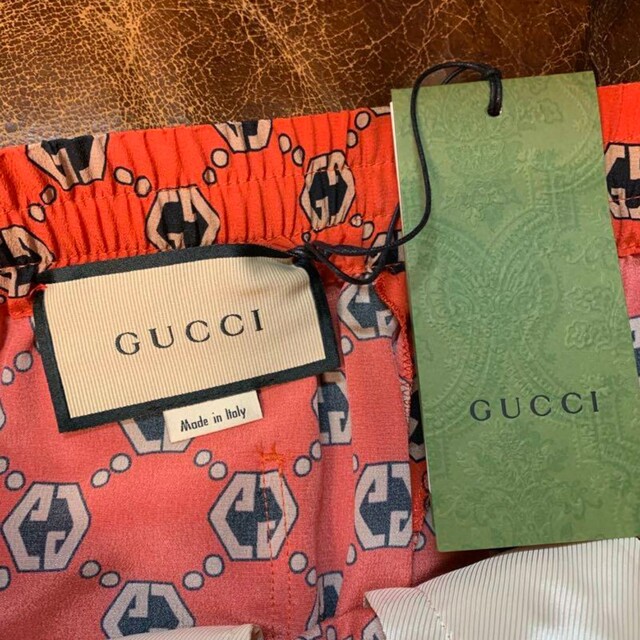 Gucci - Gucci GG ON CREPE SILK Shorts 44サイズの通販 by rion0623's 