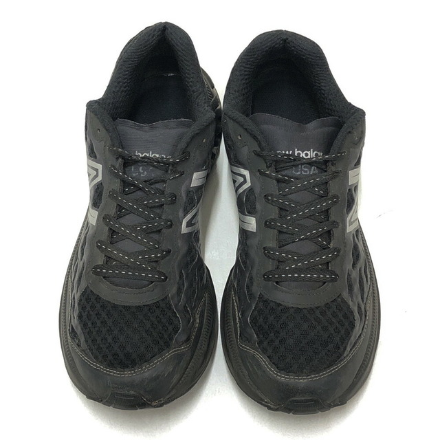 New Balance(ニューバランス)の【中古】ニューバランス NEW BALANCE MI950BS2 ミリタリー スニーカー トレーニングシューズ サイズ：US 9.5 EE WIDE ブラック MADE IN U.S.A　古着 mellow メンズの靴/シューズ(スニーカー)の商品写真