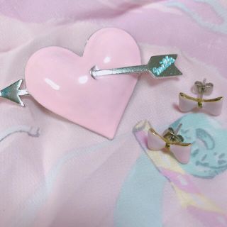 ミルク(MILK)のMILK ♡ ピアス バレッタ ♡ アクセサリー セット ♡ 送料込み(ピアス)