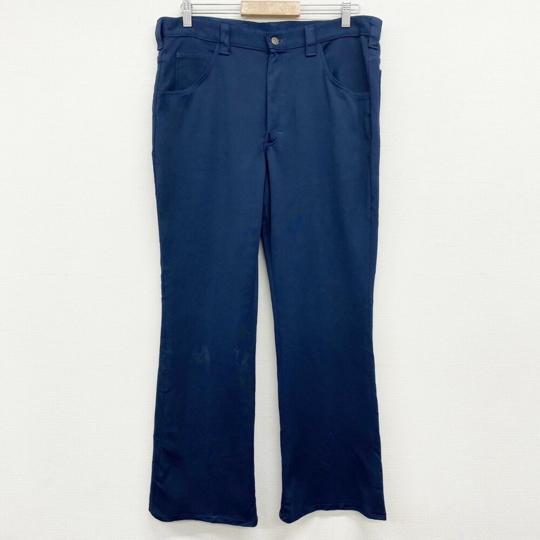 【中古】リー Lee フレアパンツ パンツ ブーツカット サイズ：W35 L29.5 ネイビー