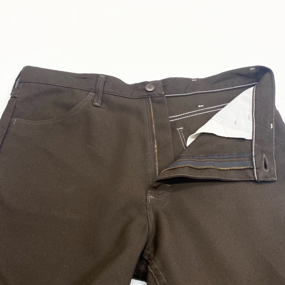 【中古】ラングラー Wrangler スラックス パンツ ウエスタン ランチャードレスジーンズ フレアパンツ 82BN MADE IN U.S.A サイズ:W36 L31.5 ブラウン