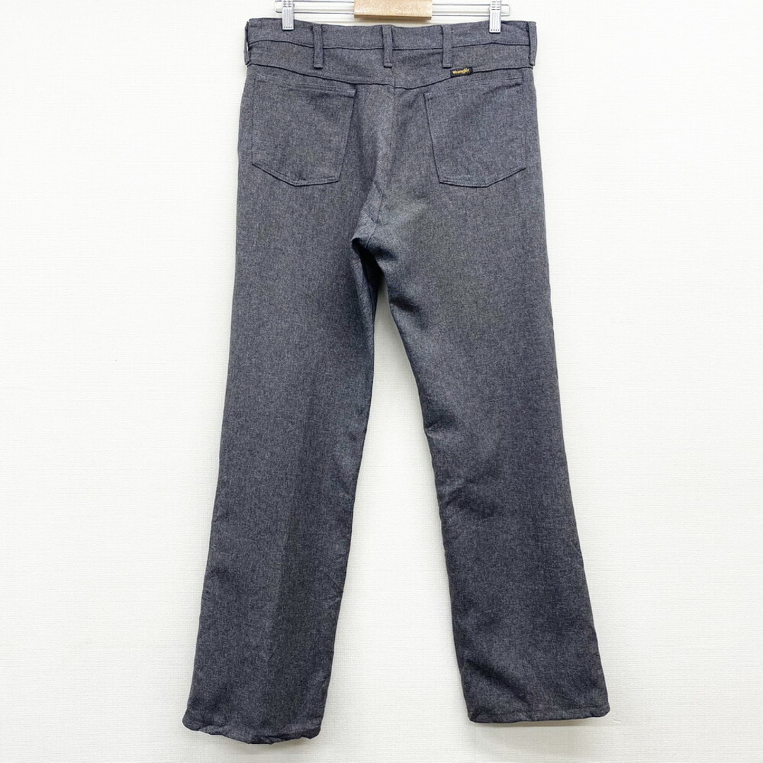 Wrangler(ラングラー)の【中古】ラングラー Wrangler スラックス パンツ ウエスタン ランチャードレスジーンズ フレアパンツ 82HG MADE IN U.S.A サイズ：W34 L31.5 ヘザーグレー メンズのスーツ(スラックス/スーツパンツ)の商品写真