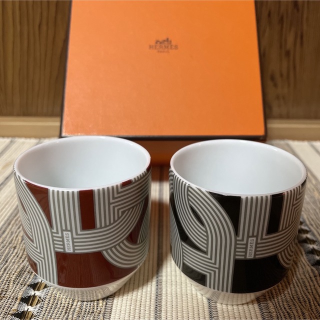 未使用品 エルメス HERMES ラリー24 カップ2個セット