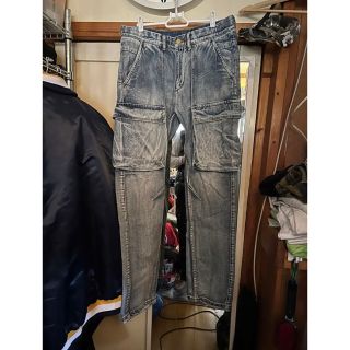 ミニマル(mnml)のmnml V216 CARGO DENIM  【VINTAGE BLUE】(デニム/ジーンズ)