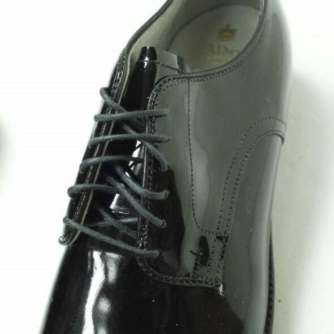 ALDEN x District UNITED ARROWS オールデン ディストリクト ユナイテッドアローズ 別注 アメリカ製 Patent Leather Plain Toe Dover パテントレザープレーントゥシューズ 53514 US9D(27cm) ブラック 革靴 エナメル モディファイドラスト シューズ【新古品】【ALDEN × District UNITED ARROWS】