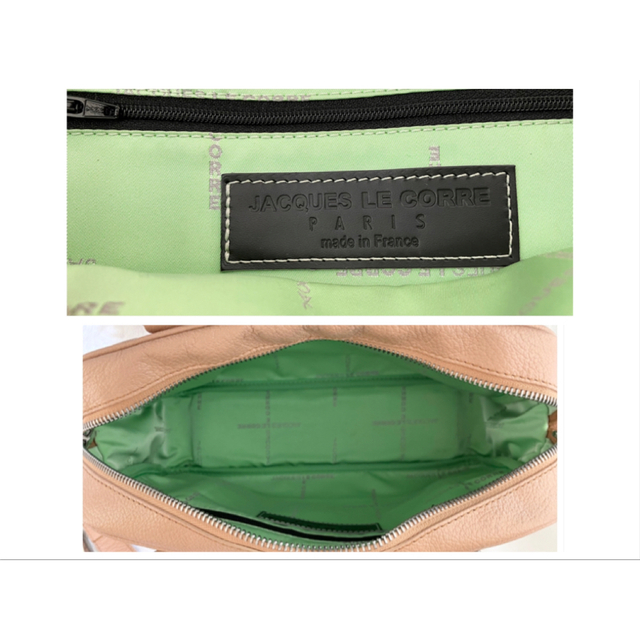 新品同様JACQUES LE CORRE本革ジャックルコーリスボンミニバッグ | www