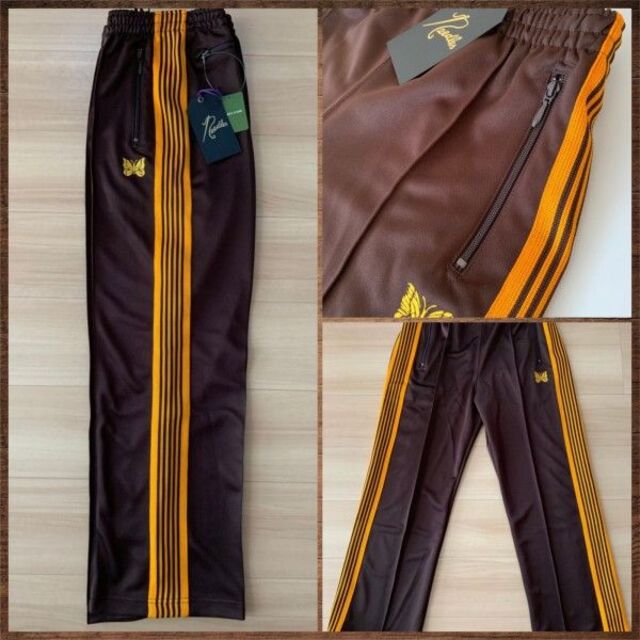 アウトレット 美品 限定 Needles × 2G TRACK PANT ブラウン www