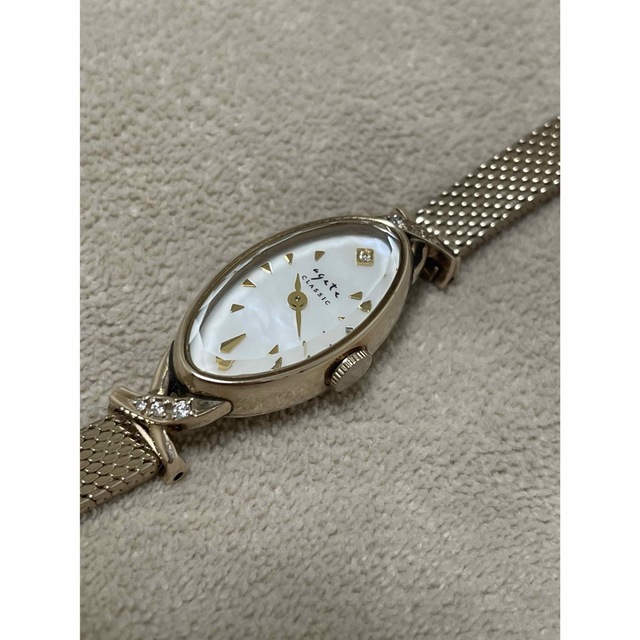 agete(アガット)のagete アガットクラシック 腕時計 K10 ダイヤ レディースのファッション小物(腕時計)の商品写真