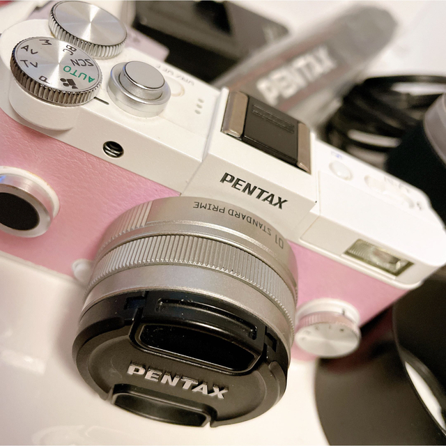 PENTAX(ペンタックス)のPENTAX Q-S1＋レンズ3本セット スマホ/家電/カメラのカメラ(ミラーレス一眼)の商品写真