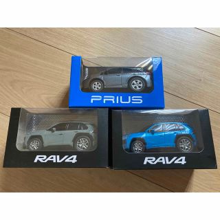 トヨタ(トヨタ)のトヨタ　プルバックカー　PRIUS RAV4  3台(ノベルティグッズ)