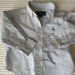 ラルフローレン(Ralph Lauren)のラルフローレン　ストライプシャツ　12M(シャツ/カットソー)