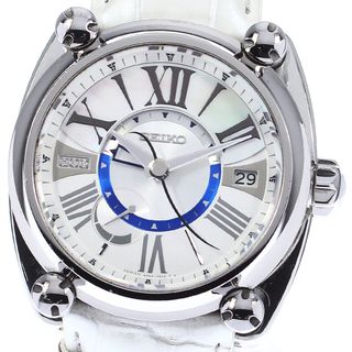 セイコー(SEIKO)の★箱・保証書付き【SEIKO】セイコー ガランテ GMT 3Pダイヤ SBLL021/8L38-00H0 スプリングドライブ メンズ_739578【ev20】(腕時計(アナログ))