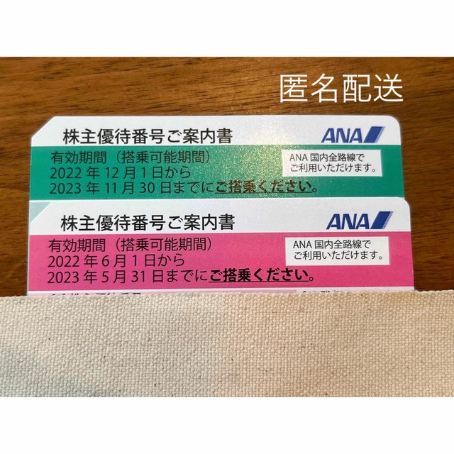パターン ANA 株主優待 2枚セット | piragelo.com.br