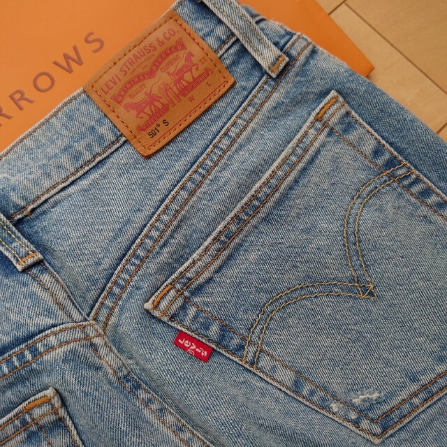 UNITED ARROWS(ユナイテッドアローズ)のLevi'sリーバイス501ハイウエストスキニーヴィンテージ春デニムW25L26 レディースのパンツ(デニム/ジーンズ)の商品写真