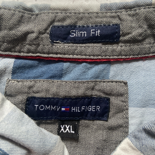 TOMMY HILFIGER(トミーヒルフィガー)のTOMMY HILFIGER 長袖BDシャツ チェック柄 ミックスカラーXXL メンズのトップス(シャツ)の商品写真
