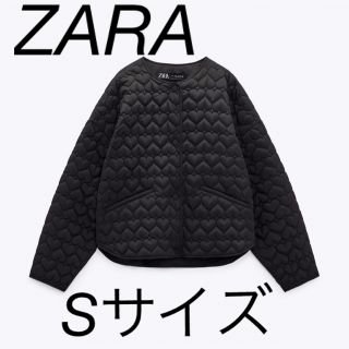 ザラ(ZARA)のZARA ハートキルティングジャケット(ダウンジャケット)