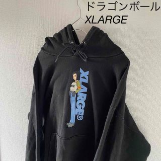 XLARGEエクストララージドラゴンボールコラボパーカーブラック黒人造人間17号