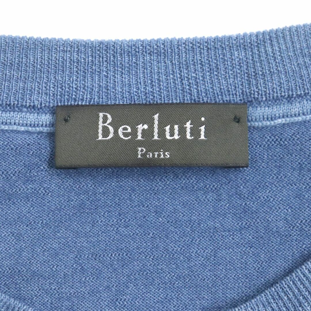 美品▽Berluti ベルルッティ ウール100% クルーネック ニットソー ...