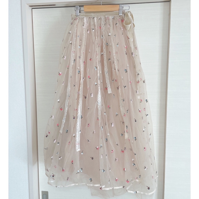 SNIDEL(スナイデル)のsnidel♡2way ボリュームチュールスカート レディースのスカート(ロングスカート)の商品写真