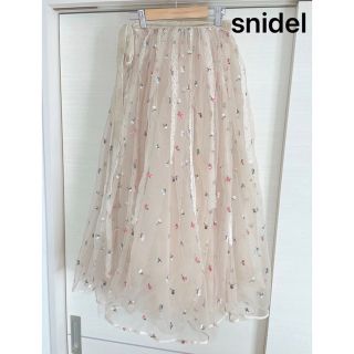 スナイデル(SNIDEL)のsnidel♡2way ボリュームチュールスカート(ロングスカート)