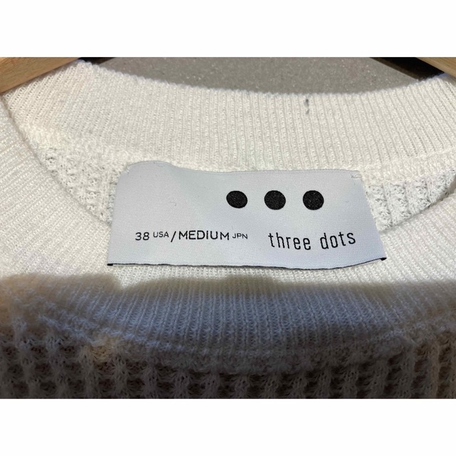 three dots(スリードッツ)のセール　スリードッツ　ワッフルカットソー メンズのトップス(Tシャツ/カットソー(七分/長袖))の商品写真