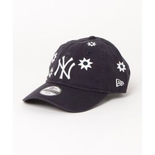 ニューエラー(NEW ERA)のニューエラ　キッズ　キャップ　花柄(帽子)