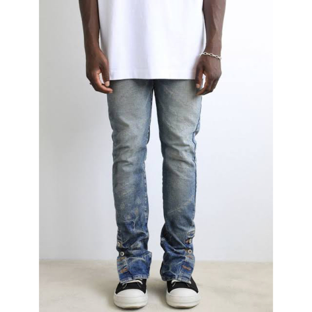 MLVINCE TYPE-1 SLIM DAMAGE JEANS 32