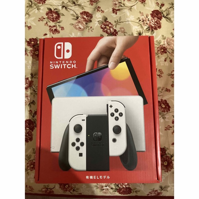 ホワイト系新品　Switch有機EL  店舗印あり