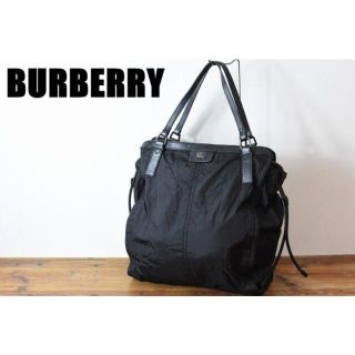 バーバリー(BURBERRY)のMN AD0011 BURBERRY LONDON バーバリー ナイロン レザー(トートバッグ)