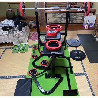 ファイティングロード ベンチプレス100kgセットの通販 by m's shop|ラクマ