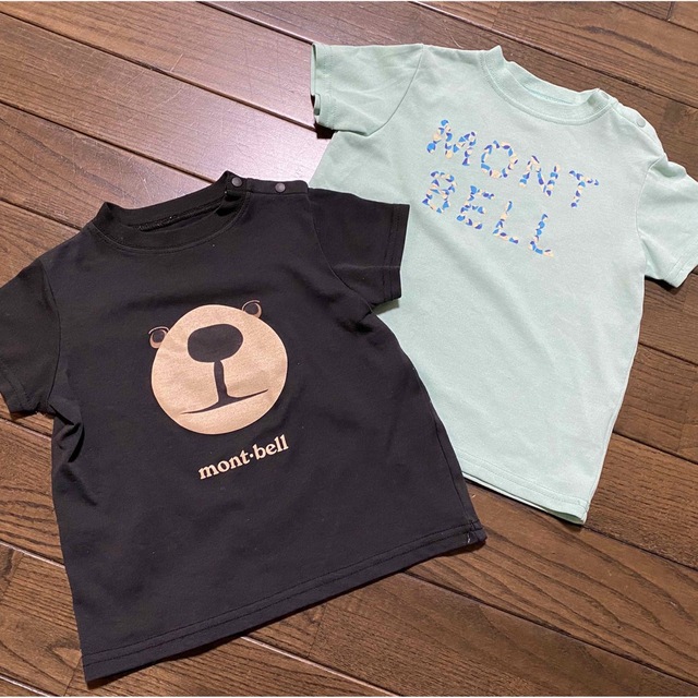 mont bell(モンベル)のモンベル　mont-bell ベビー　半袖Tシャツ　80cm 90cm キッズ/ベビー/マタニティのキッズ服男の子用(90cm~)(Tシャツ/カットソー)の商品写真