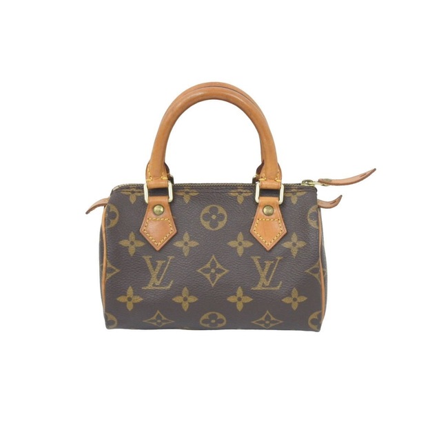 5%OFF】 ブラウン モノグラム ハンドバッグ ミニスピーディ ルイ