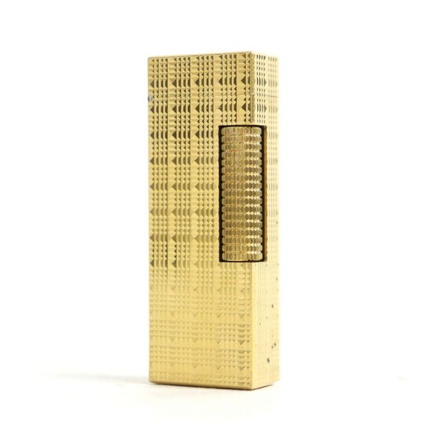 極美品□dunhill/ダンヒル ダイヤモンドヘッド/総柄 ロゴ入り スクエア
