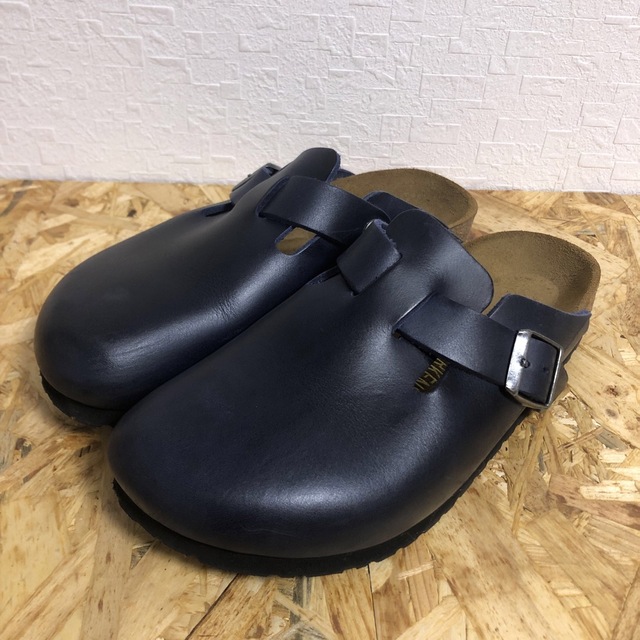 BIRKEN STOCK ビルケンシュトック　ボストン　ネイビーサンダル