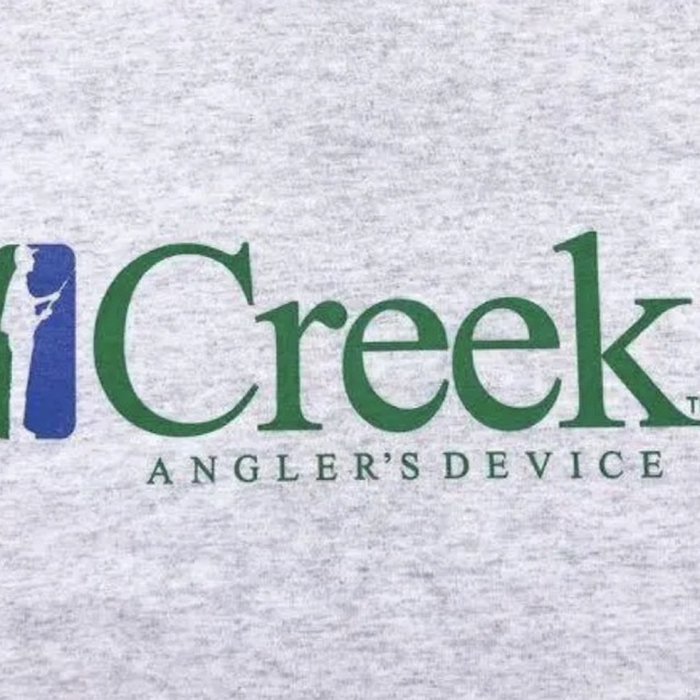 creek angler's device logo T-shirt Black