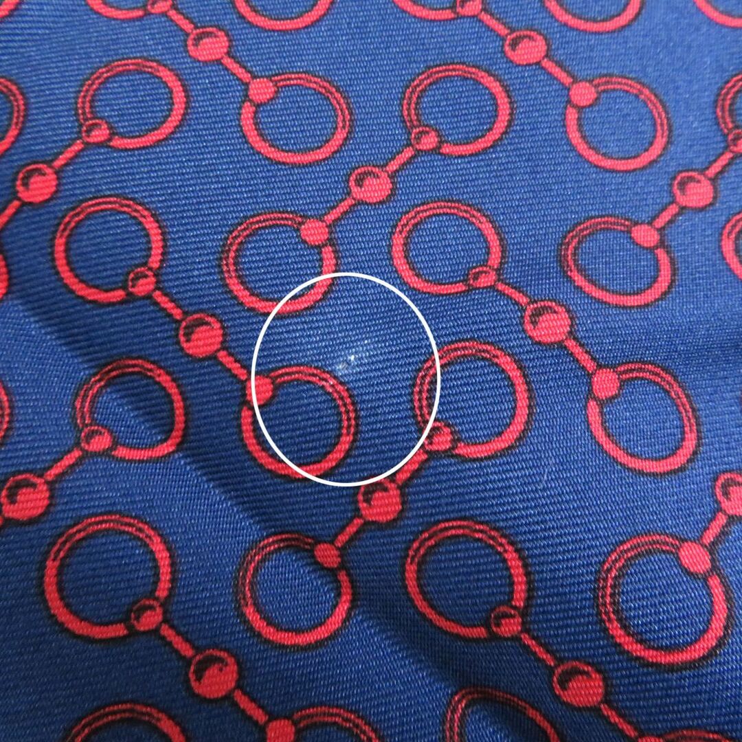 美品□HERMES/エルメス 総柄 シルク100% フリンジ付き 大判ストール