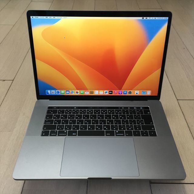 値下げ　MacBook Book Pro Retina 13インチネイビーキーボードカバー付き