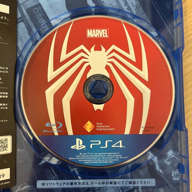 Marvel’s Spider-Man（スパイダーマン） PS4 エンタメ/ホビーのゲームソフト/ゲーム機本体(家庭用ゲームソフト)の商品写真