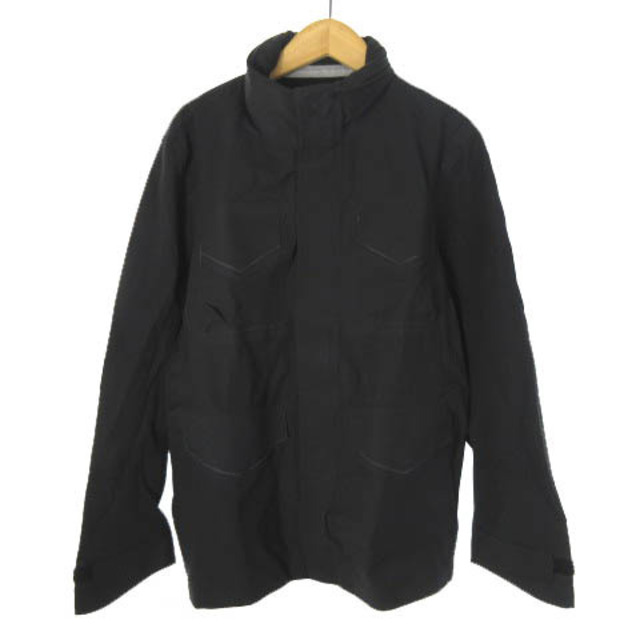 MINOTAUR(ミノトール)のミノトール ウォータープルーフ ナイロンジャケット フードイン 黒 XS メンズのジャケット/アウター(ブルゾン)の商品写真