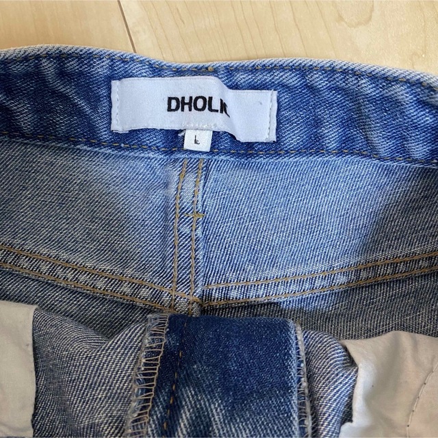 dholic(ディーホリック)の【2回着用】DHOLIC  デニム　ショートパンツ　ライトブルー レディースのパンツ(ショートパンツ)の商品写真
