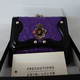 ANNA SUI アナスイ セルパン 折り財布 がま口