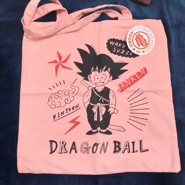 ASOKO ドラゴンボール トートバッグ ピンク エンタメ/ホビーのアニメグッズ(その他)の商品写真