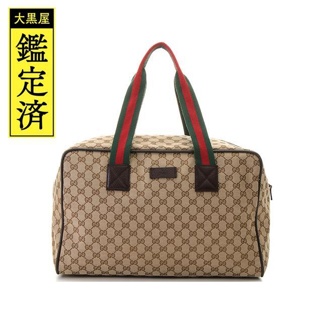 Gucci - GUCCI グッチ　GGキャンバス　ボストンバッグ　【460】
