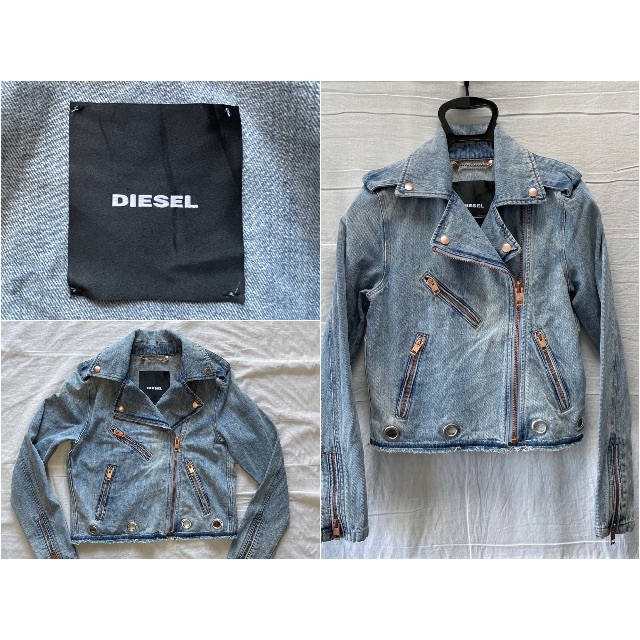 DIESEL　ディーゼル　ダブルライダースジャケット　サイズ　L