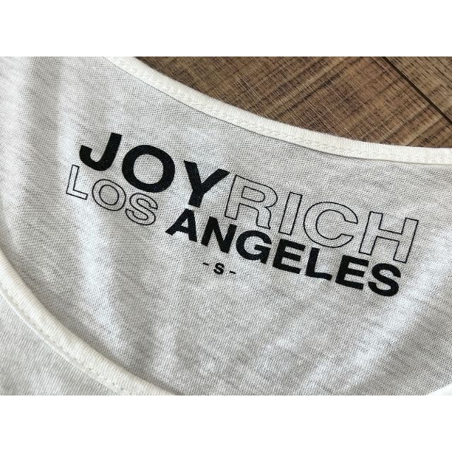 JOYRICH(ジョイリッチ)のG② ジョイリッチ ビッグ ロゴ 金 チェーン No.1 Tシャツ 白 S レディースのトップス(Tシャツ(半袖/袖なし))の商品写真