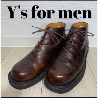 ヨウジヤマモト(Yohji Yamamoto)のY's for menワイズフォーメン5ホール ショート ワークブーツ(ブーツ)