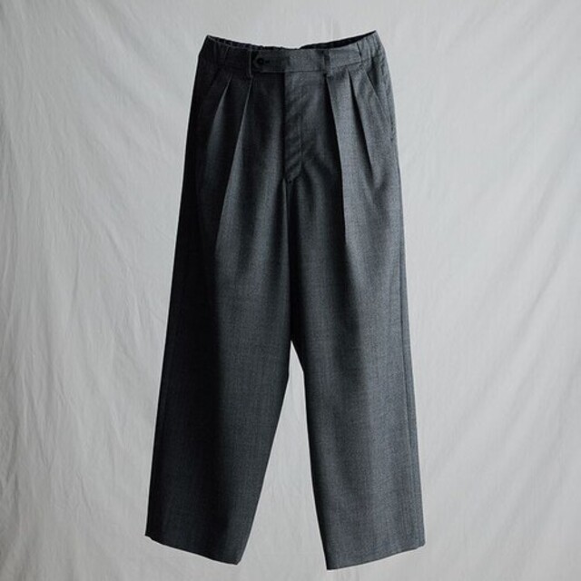 LIDNM(リドム)の【LIDNM】WOOL BAGGY TROUSERS / GRAY メンズのパンツ(スラックス)の商品写真